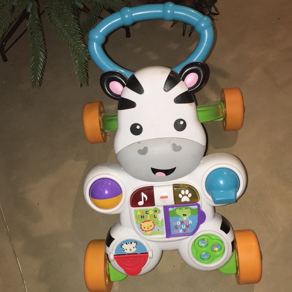 Fisher price zebra walker